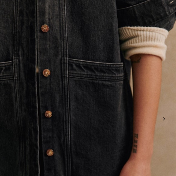 SÉZANE WILL JACKET - Size M - Washed Black - NWOT - Picture 2 of 6